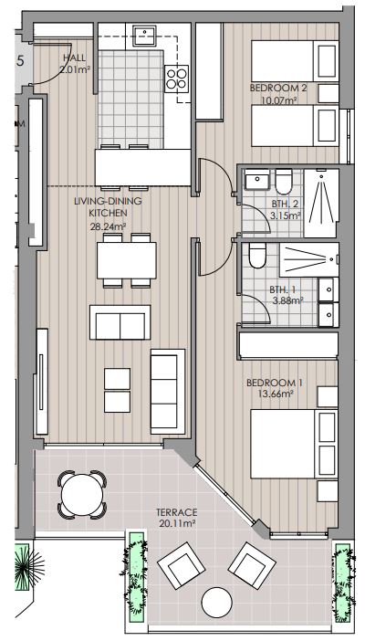 位于 Rincon de la Victoria 的壮观的新建筑住宅