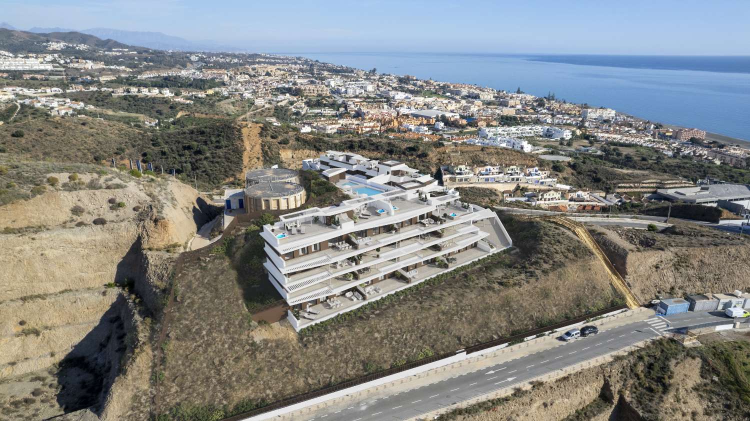 MAISONS NEUVES AVEC VUE SPECTACULAIRE SUR LA MER