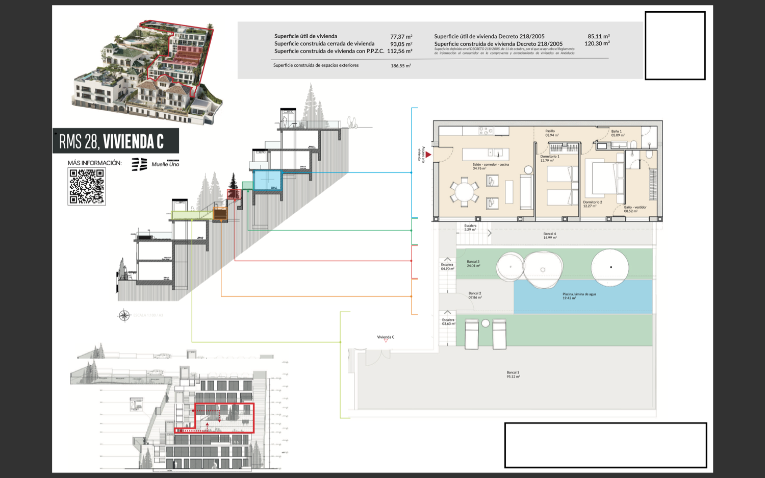 豪华公寓距离海滩仅几分钟路程