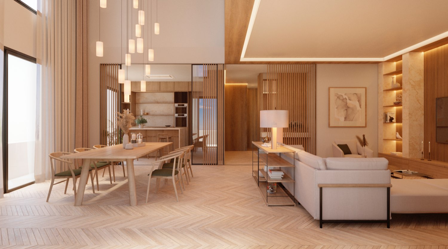 منازل فاخرة جديدة تمامًا مكونة من غرفتي نوم مع إطلالات على البحر، آخر 6 وحدات! من 845.000 يورو