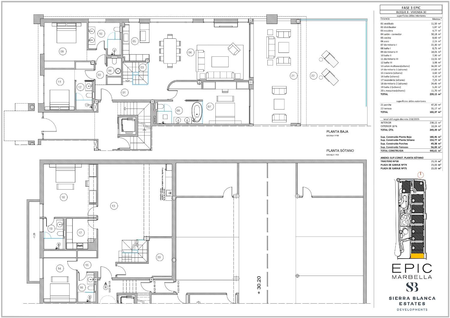 Apartamentua salgai in Nagüeles-Milla de Oro (Marbella)