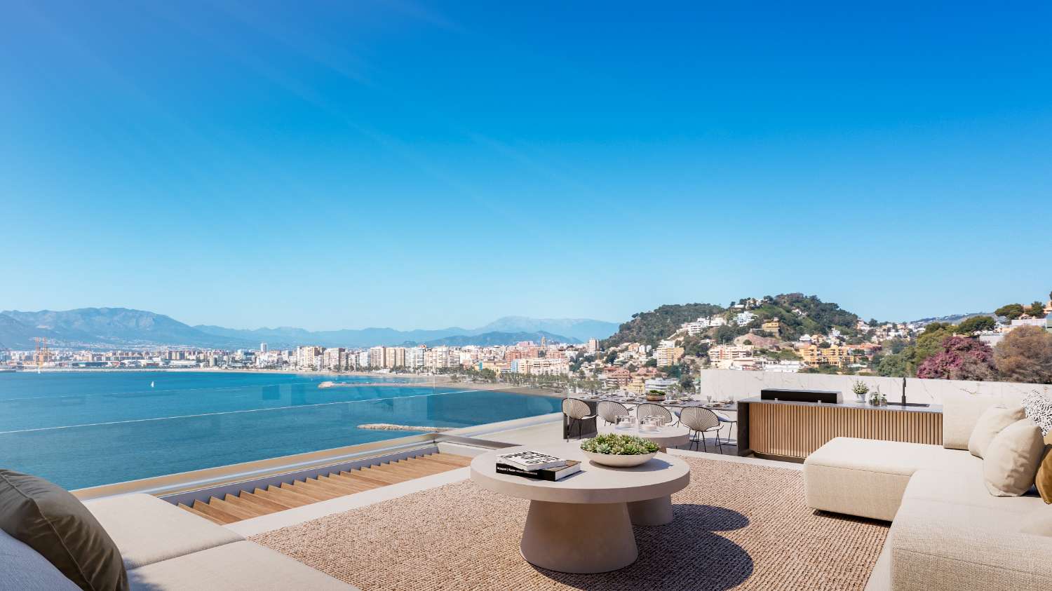 LUXUS-PENTHOUSE MIT PANORAMABLICK AUF DAS MEER