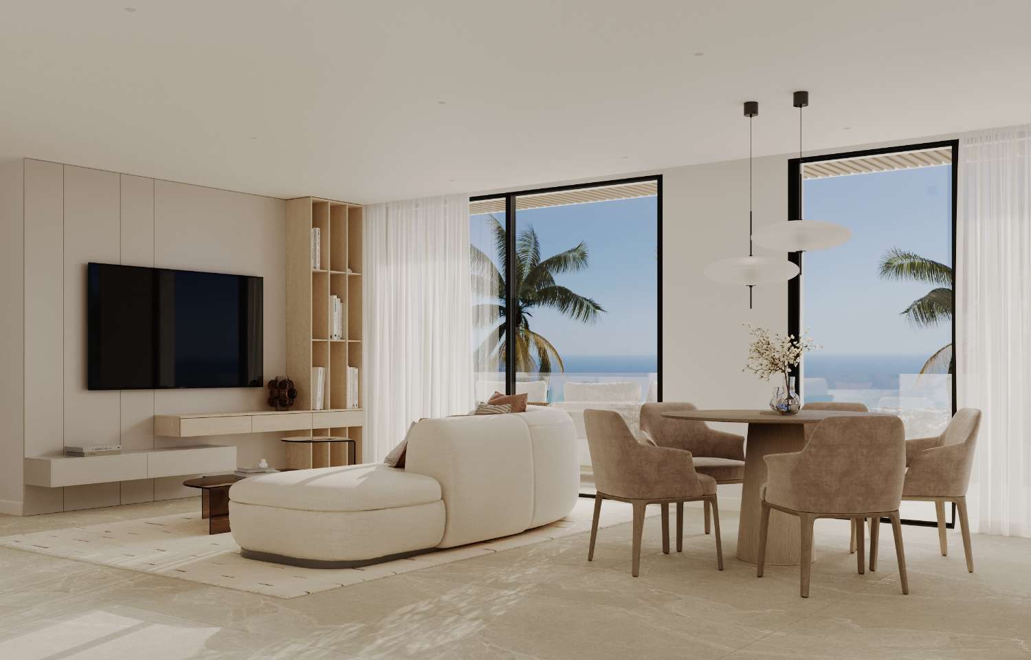 DESDE 695.000 € HASTA 1.229.600 € · OBRA NUEVA CON VISTAS PANORÁMICAS AL MAR – HOUSECLICK.ES